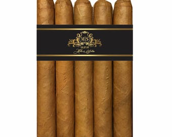 Wedding Crest Cigar Bands - Custom Printed for you -  Cigar Labels for Wedding Cigar Bar - Classy Cigar Bands - your colors
