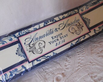 Water Bottle Labels - Old Hollywood Vintage - Elegant Water Bottle Labels - Weatherproof Polyester Laser Printed - 20 Labels - Customizable