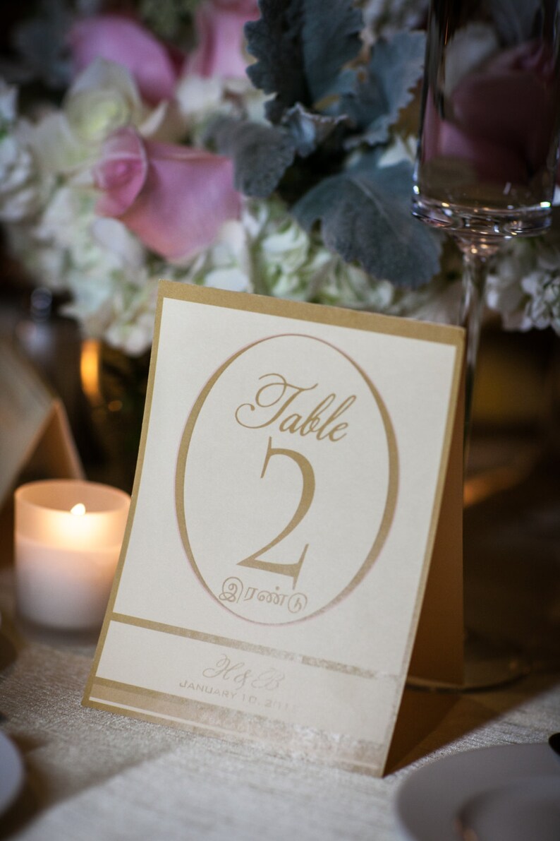 Wedding Table Numbers 15 Table numbers Indian Wedding Tented Table Numbers Customized