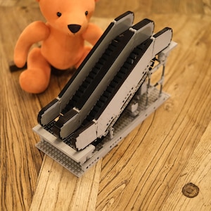 Escalators Building block, Technical Escalators Modelm,Technical Building Set with Power Functions,Educational Block Toy Set, Perfect Gift