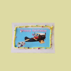 Cartão de aniversário feito à mão, Feliz aniversário, Cartão de felicitações