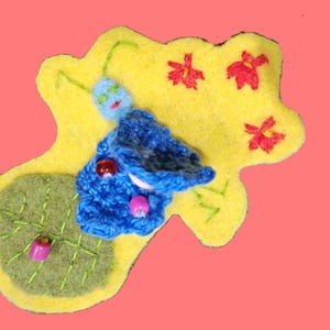 Parche bordado de mariposa y flores para coser, de punto, accesorios para ropa, 8,5 x 5 cm