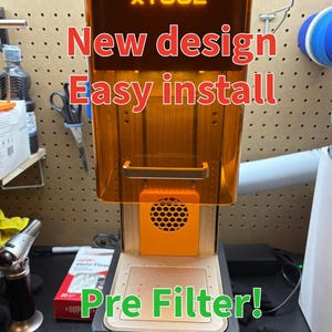 Pre FilterV2 for xTool F2 Laser engraver, Activated Carbon Filtering, Quick Swap