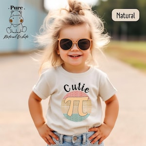 Happy Pi Day Gift Toddler Shirt, Cutie Pi Baby Bodysuits, Math Teacher Toddler Tee, Funny Math Lover Teacher Gift Baby Bodysuit,Cutie Pi Day