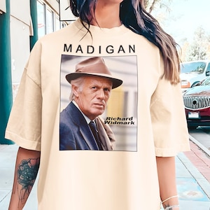 Madigan V1 Natural T Shirt movie poster retro vintage Cotton Men's Women's gift present