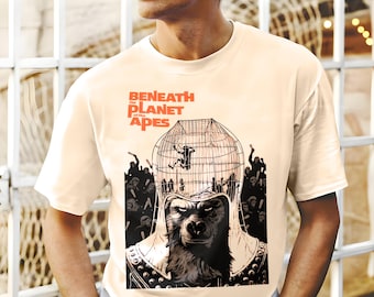 Beneath the Planet of the Apes V1 Natural T Shirt Movie Poster