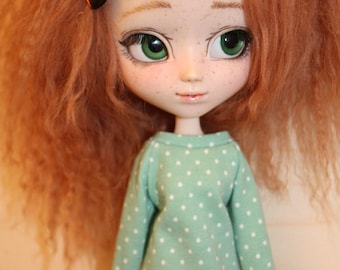 Sweater "mint" polka dots for Pullip Obitsu