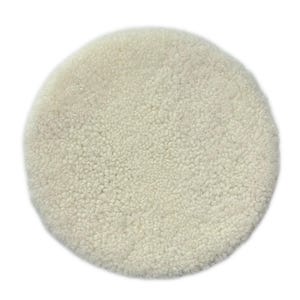 Short Wool Round Sheepskin Cushion, Bleacher Seat Pad, Natural Sheepskin Seat Plates/Chair Pads, Shearling Sheepskin Seat Pad-White