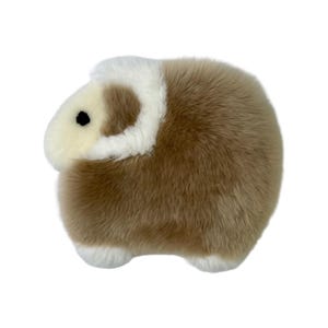 ロングウールラム型シープスキンシートクッション、天然シープスキンシートプレート/チェアパッド、快適で素敵なシートクッション-キャメルカラー