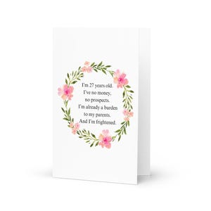 27 Geburtstagsgeschenk Buchliebhaber literarisches Zitat Stolz und Vorurteil Blumen T Grußkarte Jane Austen Geschenk ästhetisches Hemd Kartenleser