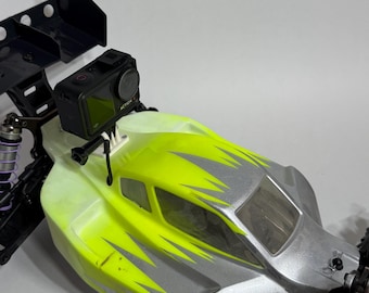 Universal Action camera RC mount, go pro, Dji, traxxas, basher, buggy, truggy, Losi, 3D printed