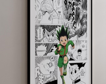 Póster de manga - Gon Freecss - Paneles de manga seleccionados - Impresión digital