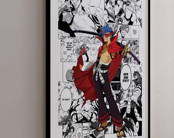 Póster de manga - Kamina - Paneles de manga seleccionados - Impresión digital