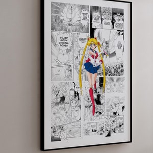 Manga Poster - Usagi Tsukino - Curated Manga Panels - Digitaldruck