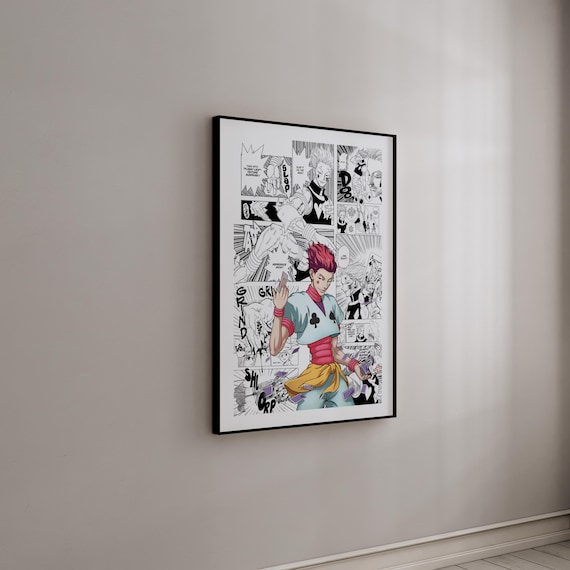 Manga Poster - Hisoka - Curated Manga Panels - Digital Print