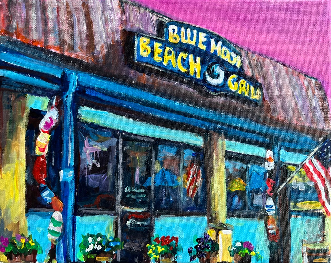 Blue Moon Beach Grill in Nags Head, NC Etsy