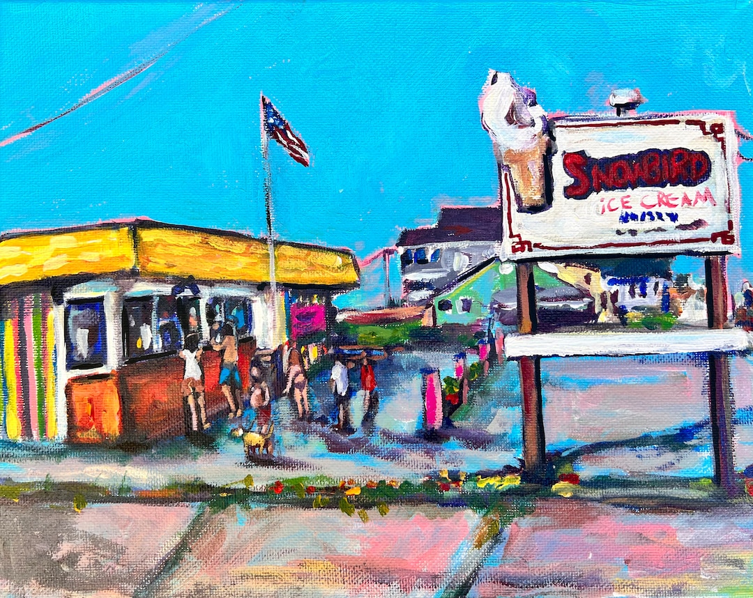 Snow Bird Ice Cream in Nags Head NC Etsy