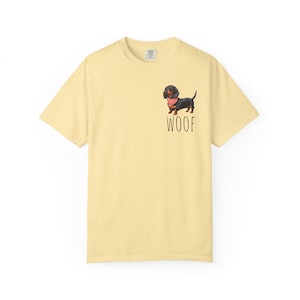 Comfort Colors dachshund T-shirt , cute dachshund graphic tee, weenie dog t-shirt, dachshund lover gift, Doxie t-shirt, dog mom graphic tee