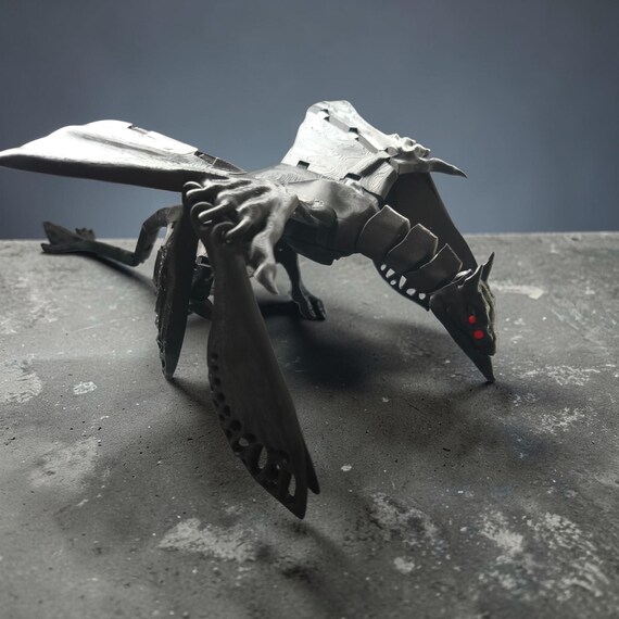 Dragon flexible | Jouet décoration de bureau | Cadeau fantasy