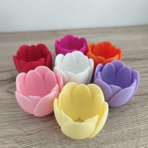 Tulipes pour décoration de table ou à éparpiller, décoration intérieur festive de printemps