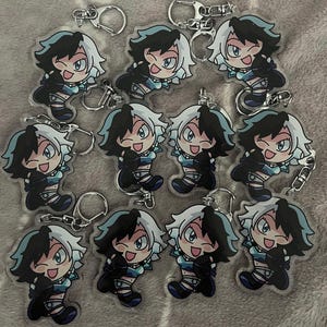 Luna Snow Acrylic Charm