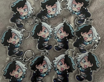 Luna Snow Acrylic Charm