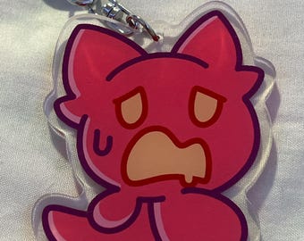 Ruby Acrylic Keychain