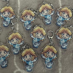 Invisible Woman Acrylic Charm