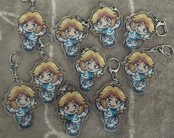 Invisible Woman Acrylic Charm