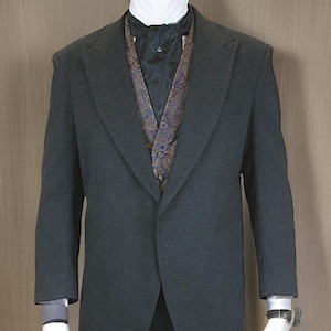Men’s Long Morning Frock Jacket Tail coat Goth Steampunk Victorian, Long Frock Coat