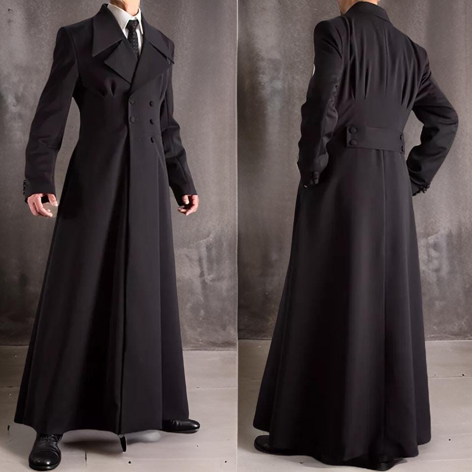 Wide Lapel Overcoat - Etsy