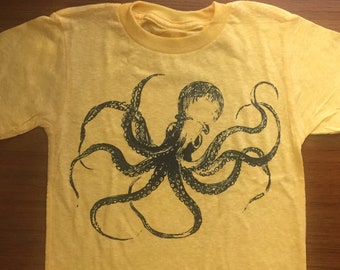 Kraken Octopus SOFT T-Shirt Kids Youth