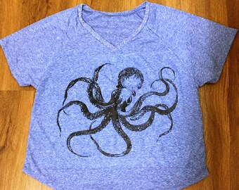 OCTOPUS Loose fit v-neck Made in USA