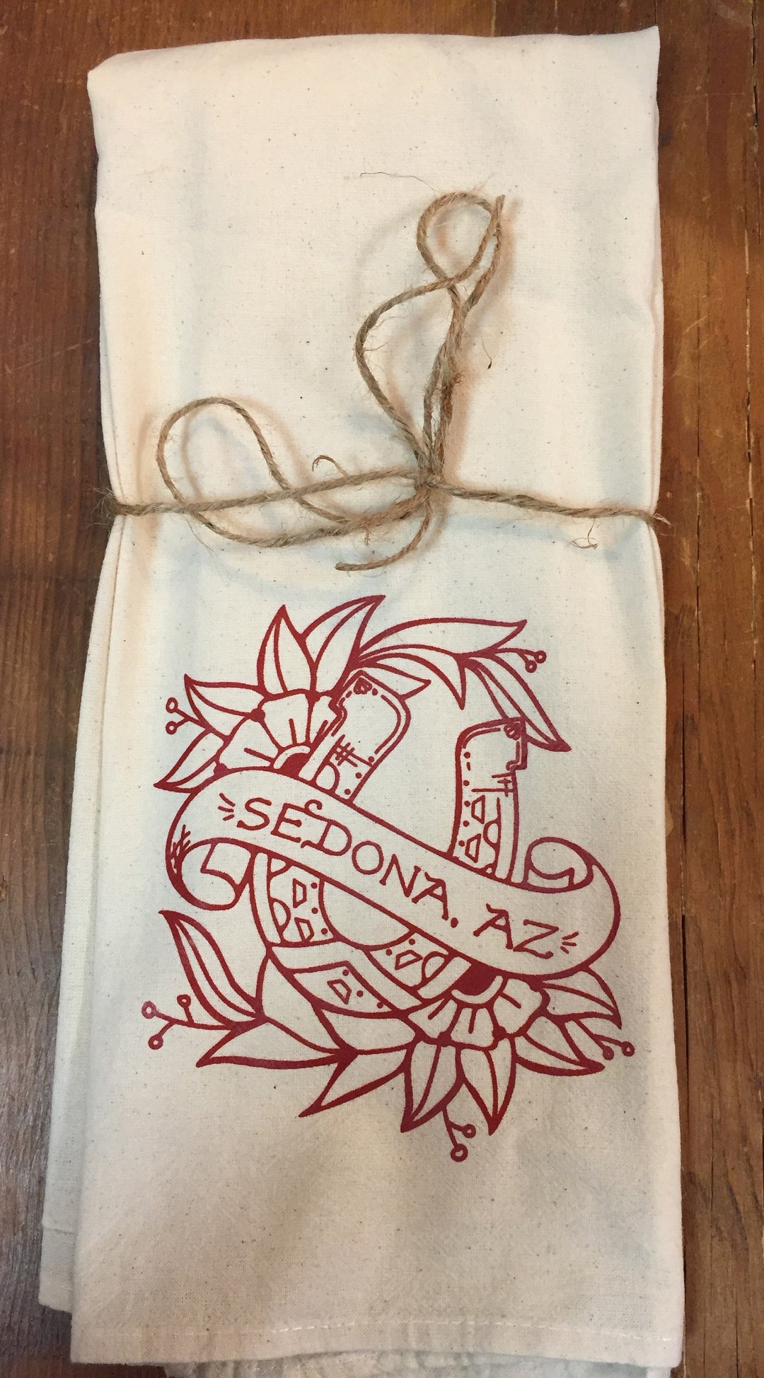 Retro Sedona Arizona Horseshoe Tattoo Flash Original Etsy