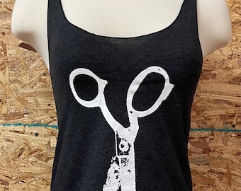 Big Scissors Cutting Shears Tank Charcoal Black Made in USA