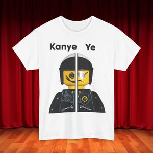 Kanye Meme T-Shirt, Ye Personality Tshirt, Music Artist Shirt, Graduation Album Graphic Tee, Rapper Parody T Shirt, Funny Lego Shirt