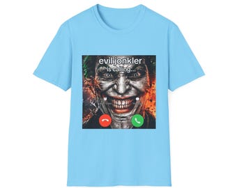 Joker T-shirt, Evil Jonkler Tee Shirt, Funny Tshirt