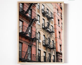 Fire Escapes in New York City - Digital Download