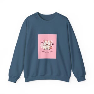 The cat says to you have more confidence, you are perfect Unisex Heavy Blend™ Crewneck Sweatshirt