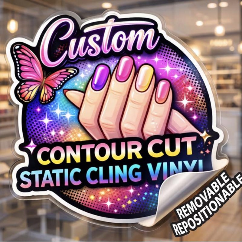 Removable Cling Stickers - Etsy
