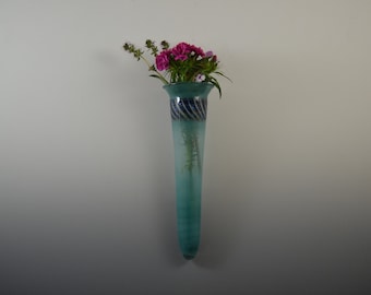 Blown Glass Wall Vase