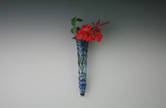 Elegant Blue Wildflower Arrangement / Flamework Glass / Bud Vase  Collectibles - Morning Light Glass