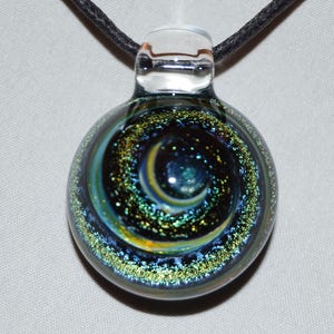 Trippy Heady Pendant - Dicro Glass Jewelry - Glass Pendant - Boro Lampwork Necklace