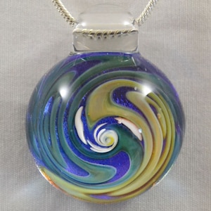 Blown Glass Dichro Pendant