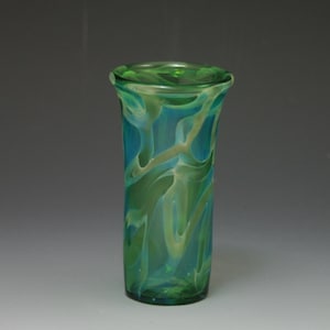 Bud Vase- Shot Glass- Lampwork Handblown Boro- Kyle Keeler