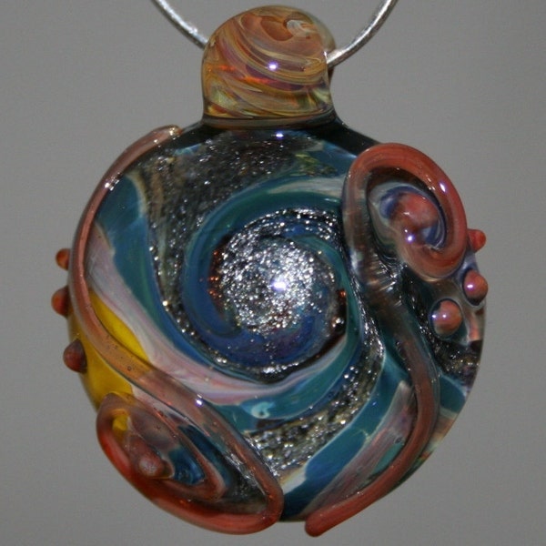 Lampwork Pendant - Boro Glass Pendant Handblown