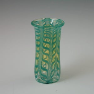 Hand Blown Glass Bud Vase - Wedding Guest Gift - Table Decor - Table Centerpiece - Wedding Decoration - Turquoise
