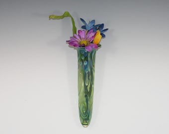 Blown Glass Wall Vase