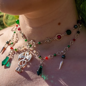 Final Fantasy XIV Summoner-Inspired Necklace | Warrior of Light Jewellery | MMO RPG Fantasy Gift