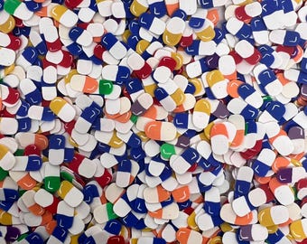 Prescription Pharmacy Polymer Clay Slices: Nail Art, Resin crafts (Non-Edible)